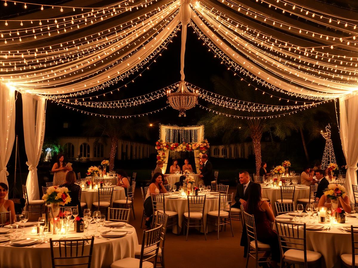 Casamento e recepção
