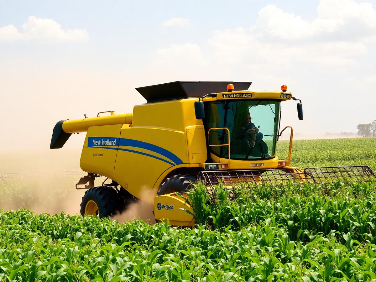 Colheitadeira New Holland / Valtra
